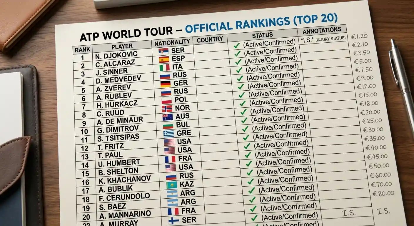 Vollständige Top-Besetzung bei ATP Masters 1000 Turnieren als Vorteil für stabile Tennis-Kombiwetten