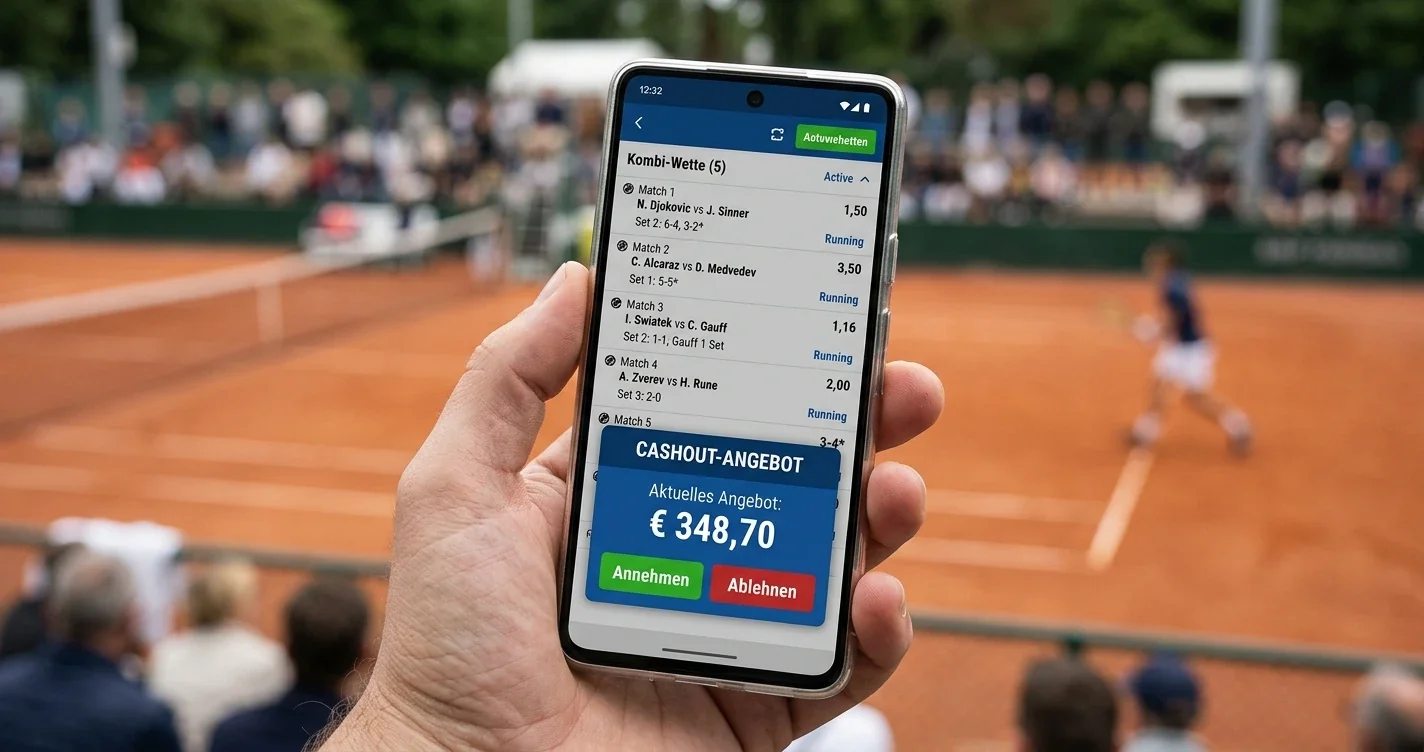 Tennis Kombiwetten Cashout: Wann du auslösen solltest 2026