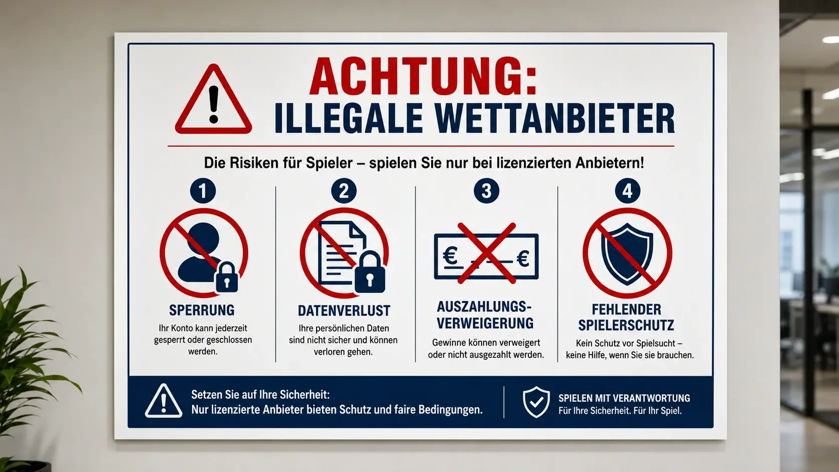 Spielerrisiken Tennis Wetten schwarzmarkt nicht lizenzierte Anbieter Auszahlungsverweigerung Datenschutz