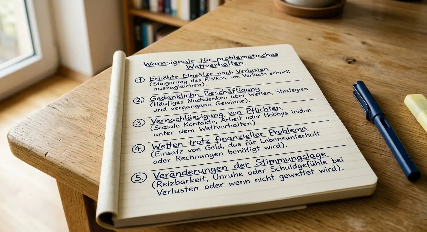 Fünf Warnsignale für problematisches Spielverhalten bei Tennis-Kombiwetten und Schritte zur Selbstreflexion